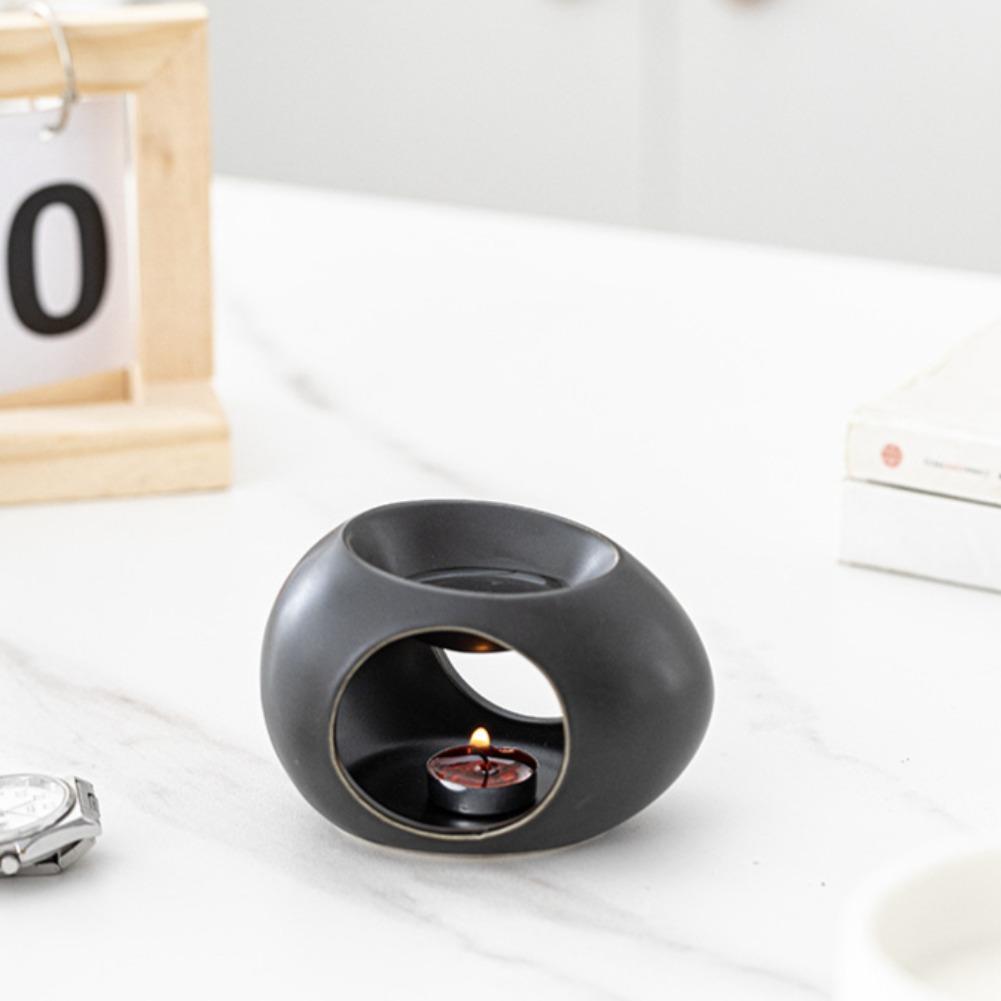 Keramische Aromatherapiebrander – Olieverspreider en Kaarsverwarmer voor Sfeervolle Decoratie