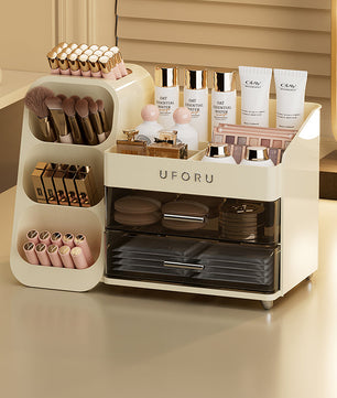 Cosmetica Opbergdoos – Multifunctionele Organizer met Grote Capaciteit voor Bureau