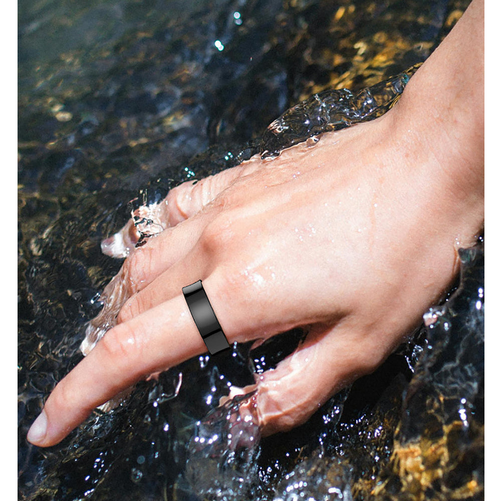 Slimme Ring met Oplaadetui – Hartslag, Temperatuur en Slaapmonitor