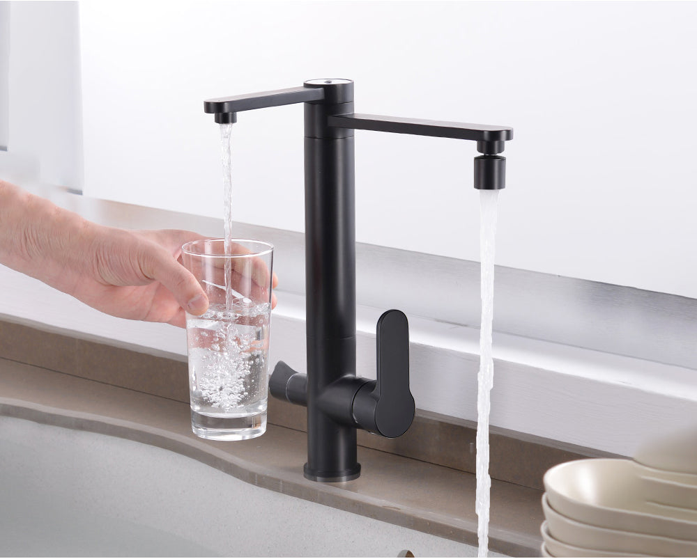 3-Weg Keukenkraan met Waterfilter – Warm en Koud