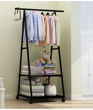 Sedia Kledingrek Home Comfort (2 Lagen) - Zwart