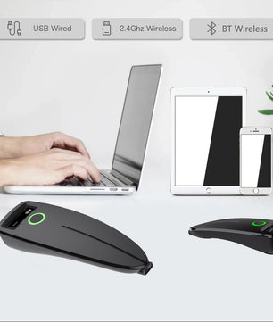 Mini Draadloze 2D Barcodescanner – Bluetooth QR en Barcode Reader met Opslagfunctie