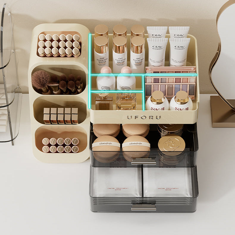 Cosmetica Opbergdoos – Multifunctionele Organizer met Grote Capaciteit voor Bureau
