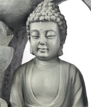 Tafelblad Waterfontein met LED Verlichting – Boeddha Decoratief Waterornament voor Binnen