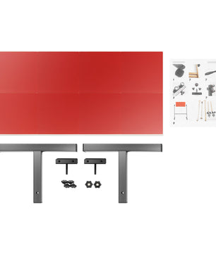 Tafeltennis Rebound Board – 360° Verstelbare Pingpong Rebounder met Rubberen Oppervlak, Zelftraining