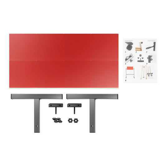 Tafeltennis Rebound Board – 360° Verstelbare Pingpong Rebounder met Rubberen Oppervlak, Zelftraining
