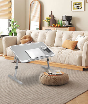 Ergonomisch Opklapbaar Laptopbureau – Verstelbare Bedtafel met Hoogte en Hoekinstelling