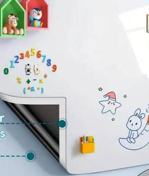 Magnetische Whiteboard Sticker – Verwijderbaar Droog Uitwisbaar Muur Whiteboard voor Kantoor, School en Thuis