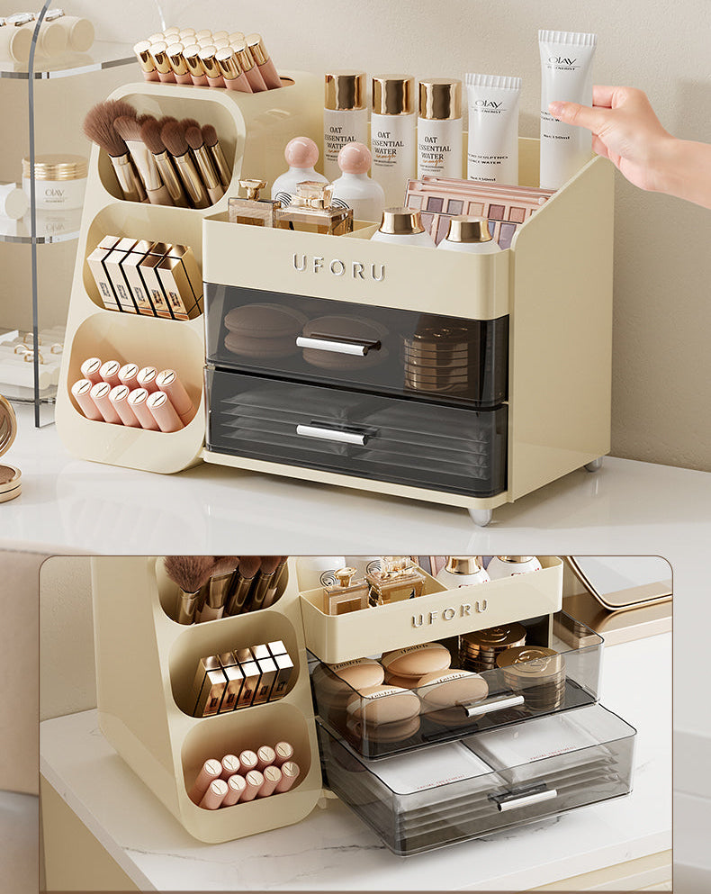 Cosmetica Opbergdoos – Multifunctionele Organizer met Grote Capaciteit voor Bureau