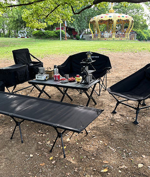 Ultralicht Opvouwbaar Campingbedje – Duurzaam Aluminium en Mesh Ligbed voor Reizen, Kamperen en Backpacken