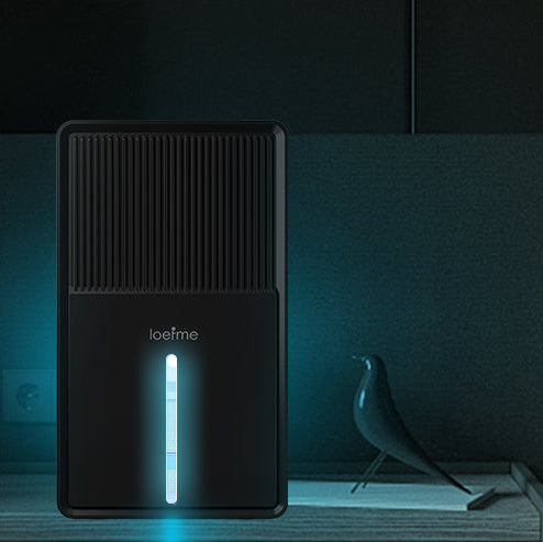 Compacte Luchtontvochtiger 3L – Stil met Luchtreiniging, Droogfunctie en RGB Verlichting