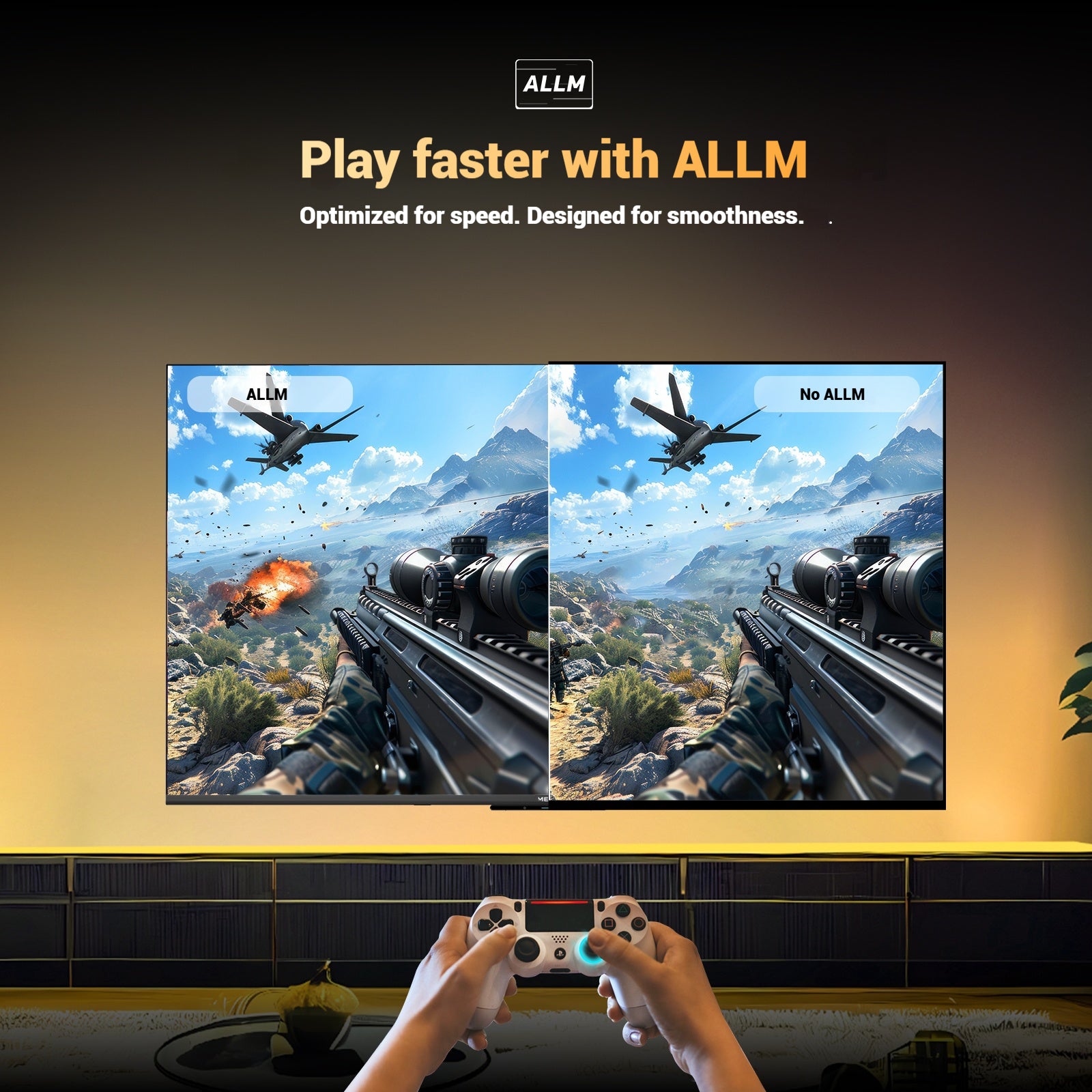 43 Inch 4K QLED Smart TV met Google TV – Dolby Atmos, HDR en Game Mode