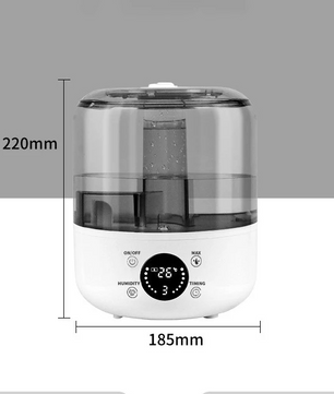 3L Ultrasone Luchtbevochtiger met Afstandsbediening en Timer – Stil en Krachtig voor Thuis