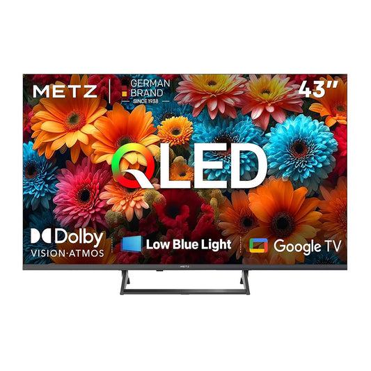 43 Inch 4K QLED Smart TV met Google TV – Dolby Atmos, HDR en Game Mode
