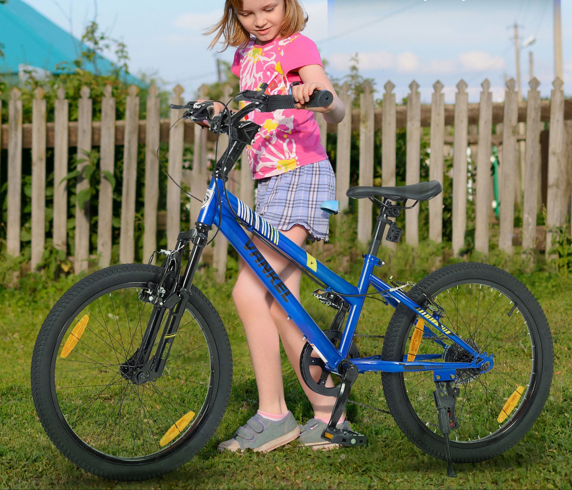 20 Inch Kinder Mountainbike – Met 6 Versnellingen, Achtervering en V-Brakes, Lichtgewicht en Sportief