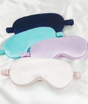 Zijden Slaapmasker – Lichtdicht Oogmasker met Verstelbare Band