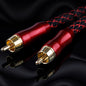 Hifi RCA Coaxiale Audiokabel – 75 Ohm OFC Signaalkabel met Vergulde Connectoren