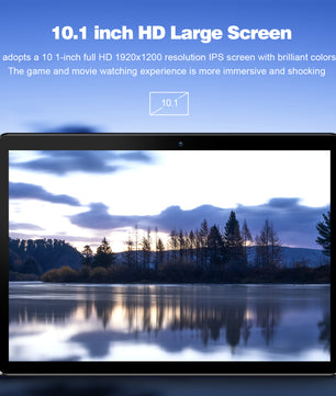 10 Inch Android Tablet met SIM-slot en WiFi – Quad-Core Touchscreen Tablet met GPS en Dubbele Camera