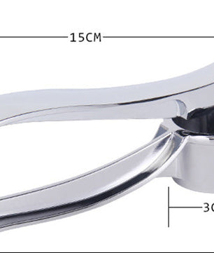 RVS Knoflookpers – Handmatige Knoflook Crusher en Squeezer voor Keuken