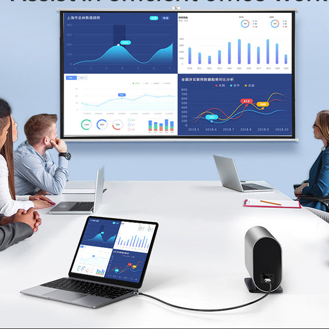 USB-C naar HDMI Kabel – 8K 60Hz / 4K 120Hz Adapter voor TV en Monitor