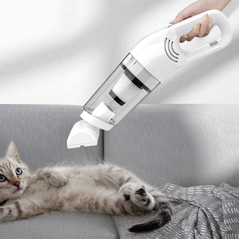 Mini Draagbare Draadloze Handstofzuiger – Krachtige Reiniging voor Auto en Huis, USB Oplaadbaar