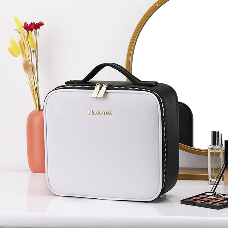 Make-up Koffer met Spiegel en Verlichting – Waterdichte Organizer met Verdelers