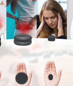 10-delige Hot Stone Massageset – Basalt Massagestenen voor Ontspanning en Professionele Lichaamsmassage