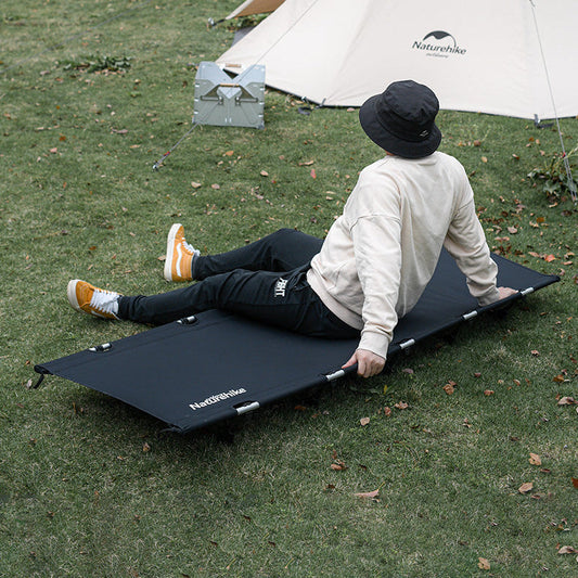 Ultralicht Opklapbaar Campingbed – Draagbaar Slaapbed voor Outdoor, Reizen en Backpacken (150 kg Belastbaar)