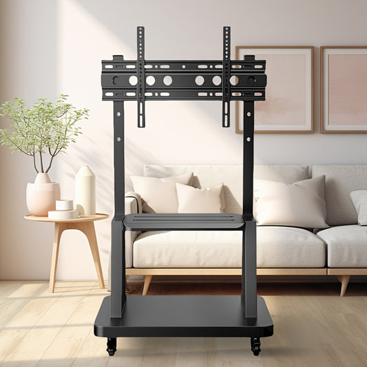 Mobiele TV Wagen 32–75 inch – Verrijdbare TV Standaard met Wielen en Hoogteverstelling