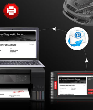OBD2 Diagnosetool met Tablet – Auto Scanner met 28 Servicefuncties