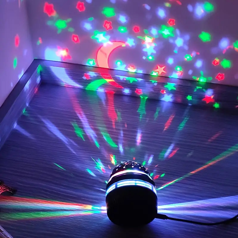 LED Sterrenhemel Projector – Galaxy Lamp met Maan en Sterren, RGB Nachtlamp en Sfeerverlichting