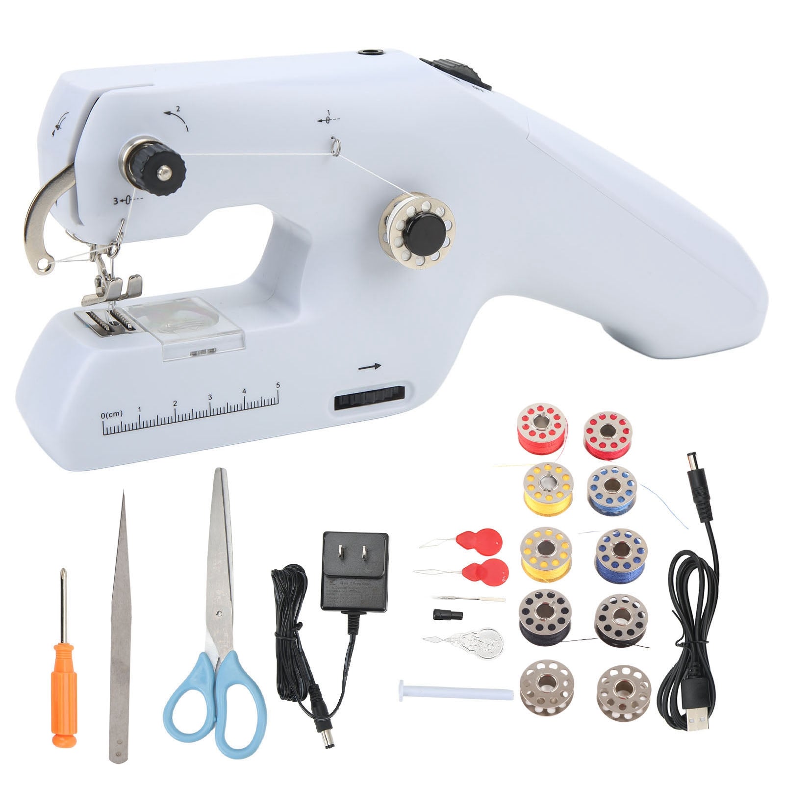 Draagbare Handnaaimachine – Elektrisch Dual Line met Ergonomische Handgreep