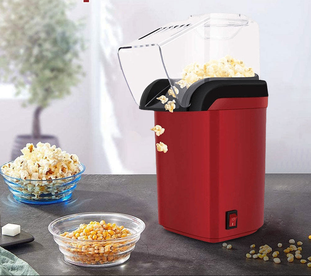 Mini Popcornmachine – Elektrische Hetelucht Popper zonder Olie, Snel en Gezond