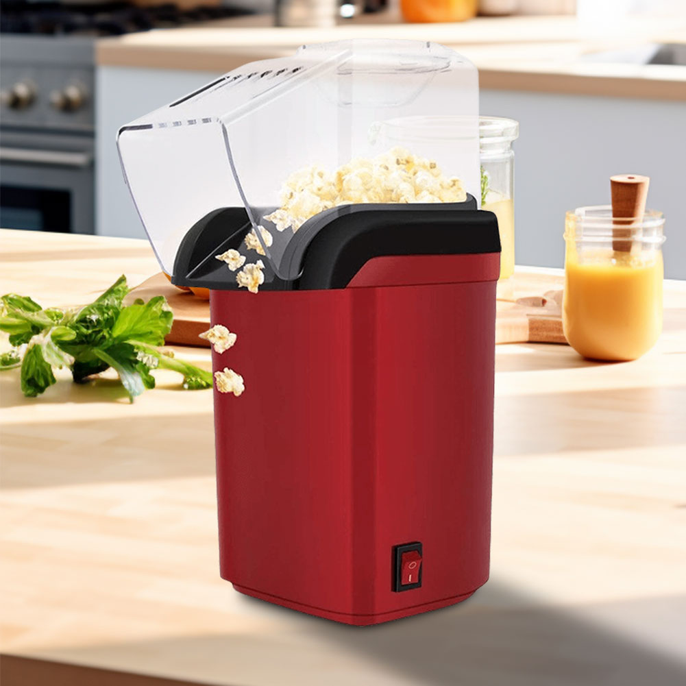 Mini Popcornmachine – Elektrische Hetelucht Popper zonder Olie, Snel en Gezond