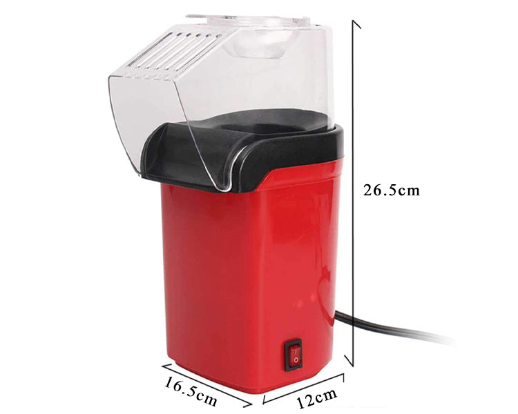 Mini Popcornmachine – Elektrische Hetelucht Popper zonder Olie, Snel en Gezond