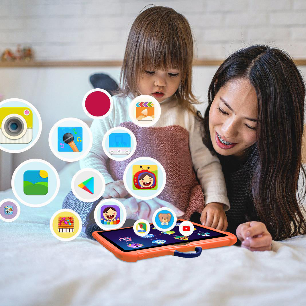 7 Inch Kinder Tablet – Android 13, 4GB RAM en 64GB Opslag voor Educatief Gebruik
