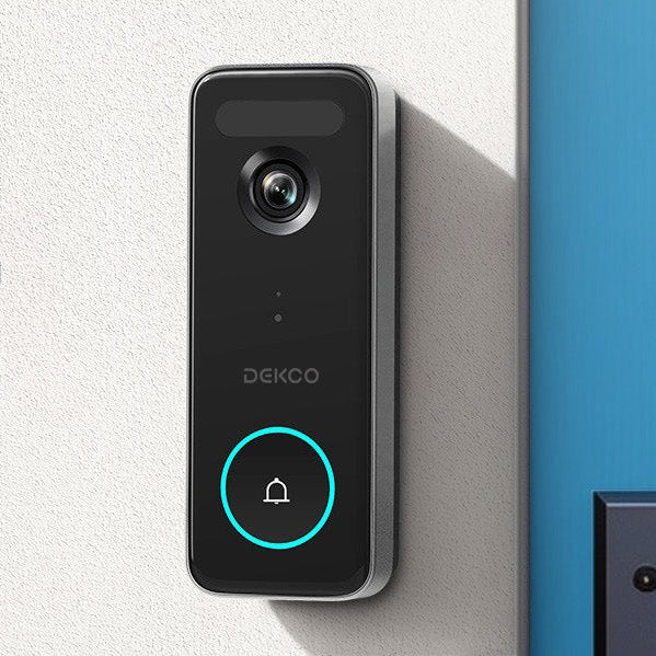 5MP Ultra HD Draadloze Video Deurbel met Camera – 2.4/5G WiFi, PIR Bewegingsdetectie, 2-Weg Audio en Lange Batterijduur
