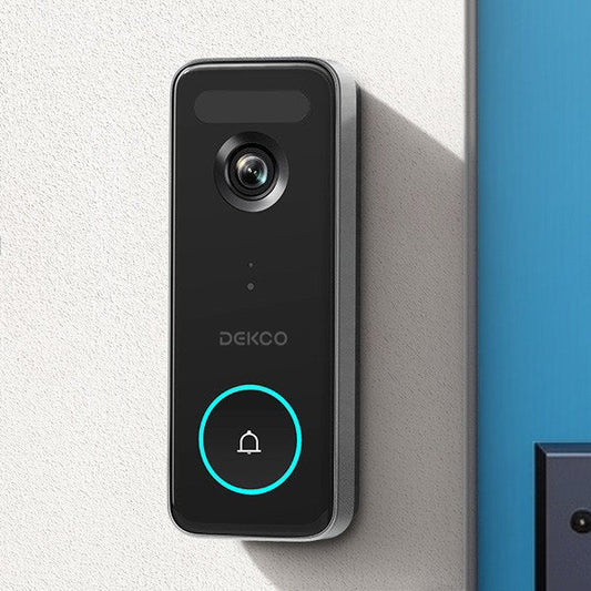 5MP Ultra HD Draadloze Video Deurbel met Camera – 2.4/5G WiFi, PIR Bewegingsdetectie, 2-Weg Audio en Lange Batterijduur