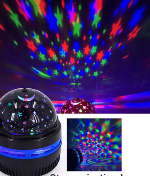 LED Sterrenhemel Projector – Galaxy Lamp met Maan en Sterren, RGB Nachtlamp en Sfeerverlichting