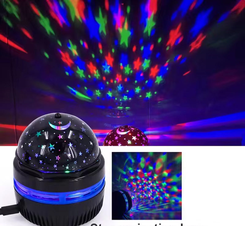 LED Sterrenhemel Projector – Galaxy Lamp met Maan en Sterren, RGB Nachtlamp en Sfeerverlichting