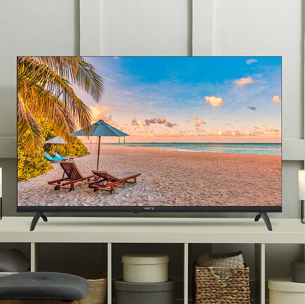 Smart TV HD QLED met Google TV – HDR10, Dolby Audio en Randloos Design
