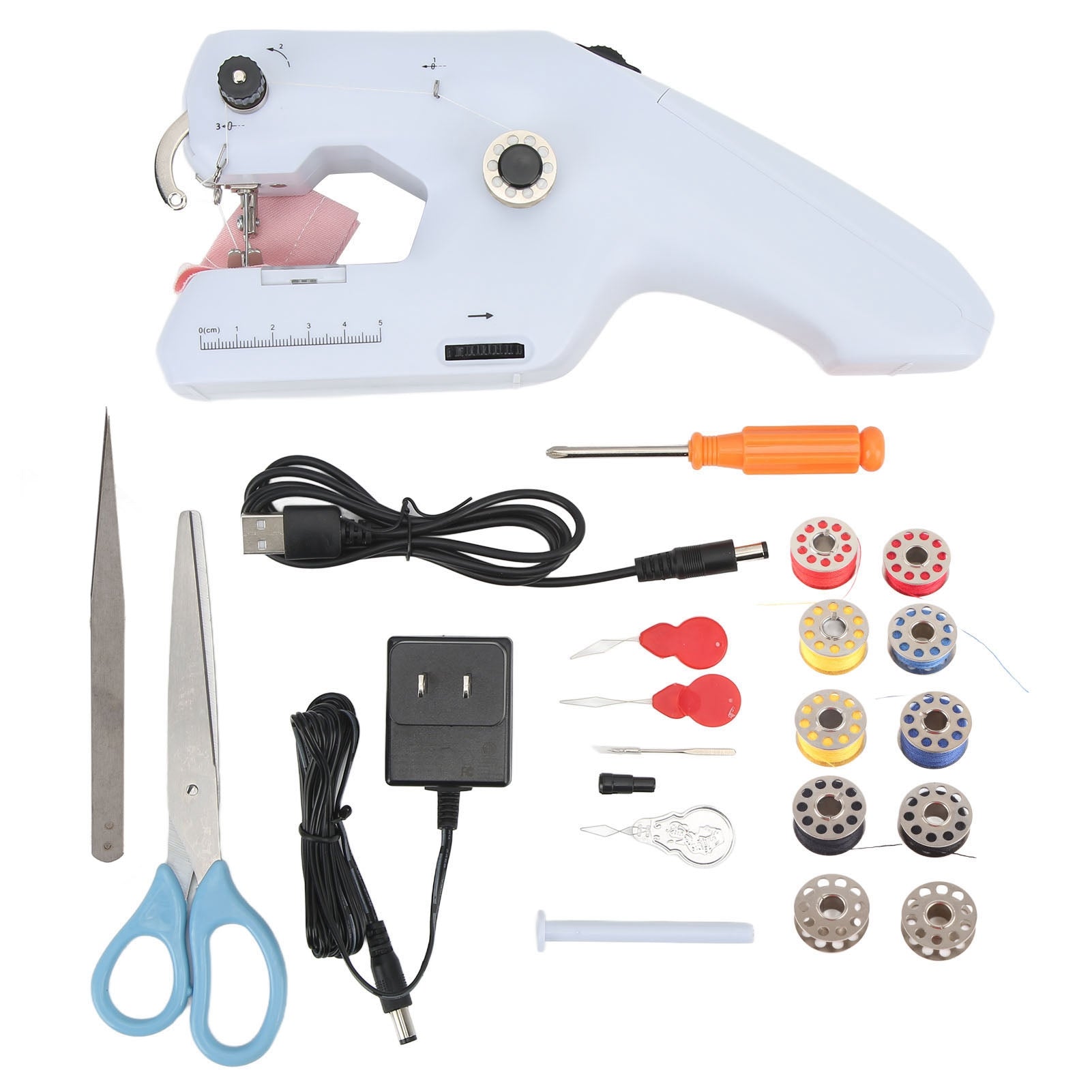 Draagbare Handnaaimachine – Elektrisch Dual Line met Ergonomische Handgreep
