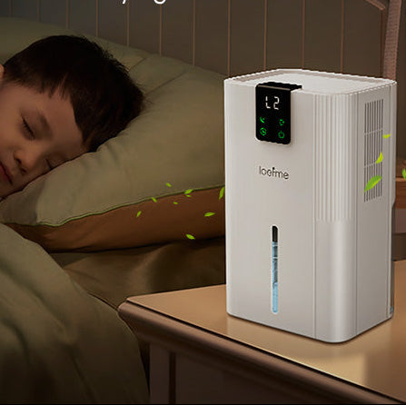 Compacte Luchtontvochtiger 2800 ml – Stil met Touch Display, Timer en RGB Verlichting