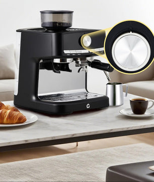 Espressomachine 15 Bar met Bonenmolen en Melkopschuimer