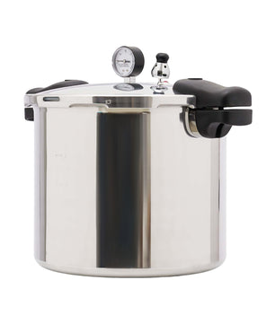 22L Aluminium Snelkookpan – 90Kpa Explosieveilig met Manometer en Veiligheidsklep