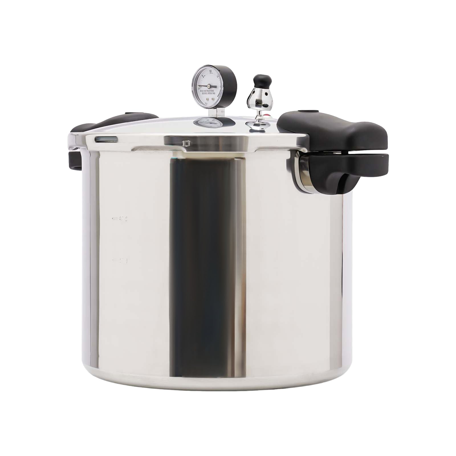 22L Aluminium Snelkookpan – 90Kpa Explosieveilig met Manometer en Veiligheidsklep