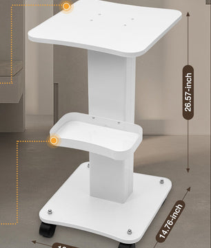 Schoonheidssalon Trolley met Wielen – Multifunctionele Rollende Kar met 40 kg Draagvermogen