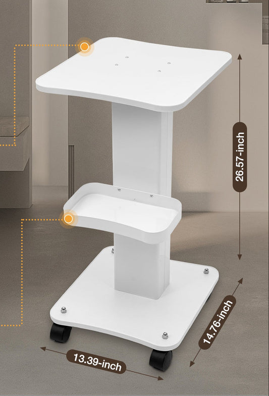 Schoonheidssalon Trolley met Wielen – Multifunctionele Rollende Kar met 40 kg Draagvermogen