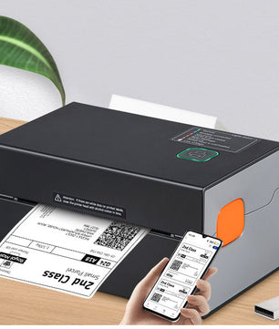 Thermische Labelprinter 300 DPI met Bluetooth en Automatische Labelherkenning – Snelle Verzendlabels en Barcode Printing