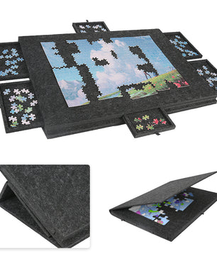 Puzzelbord met 6 Laden – Draagbare Puzzeltafel voor 1000 Stukjes